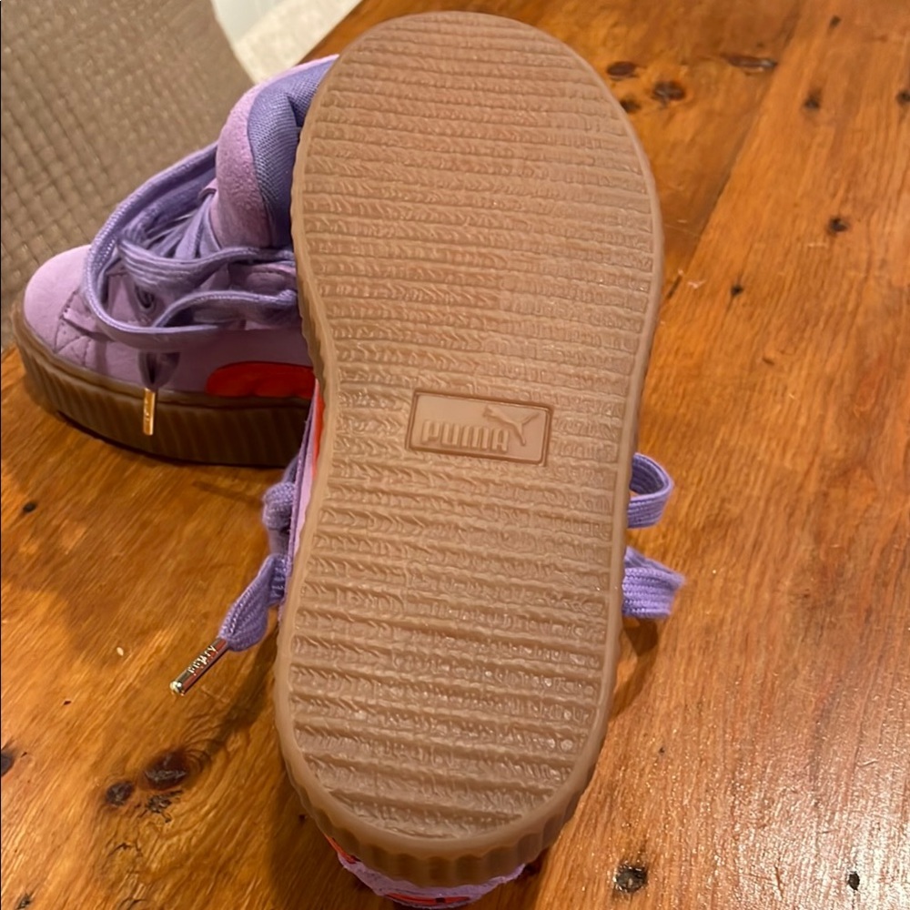 Puma Purple Sneakers with Chunky Soles and High-Top Design - Picture 5 of 6